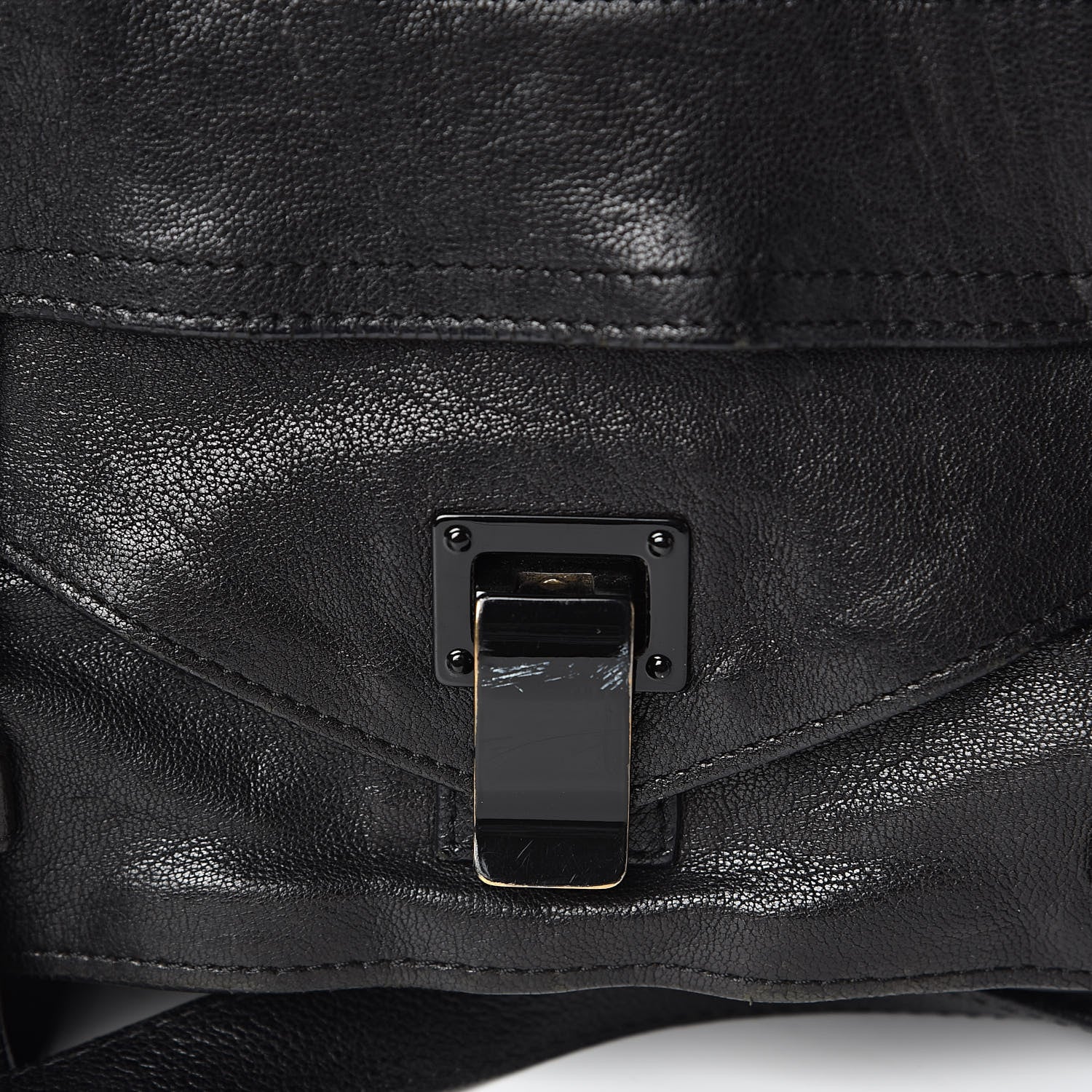 Proenza Schouler Lambskin Medium PS1 Satchel Black 8 of 12