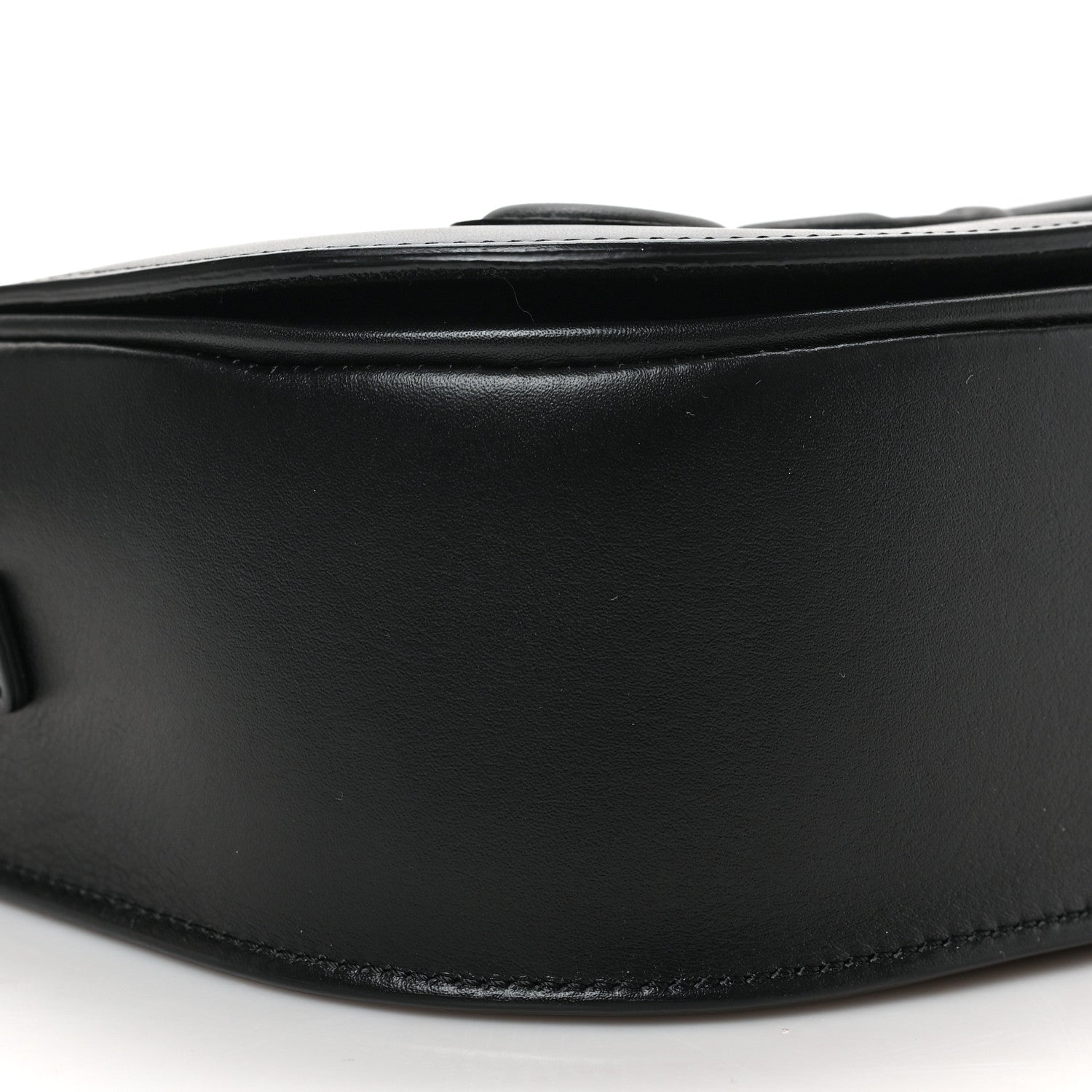 Celine Smooth Calfskin Cuir Triomphe Folco Crossbody Bag Black 7 of 8