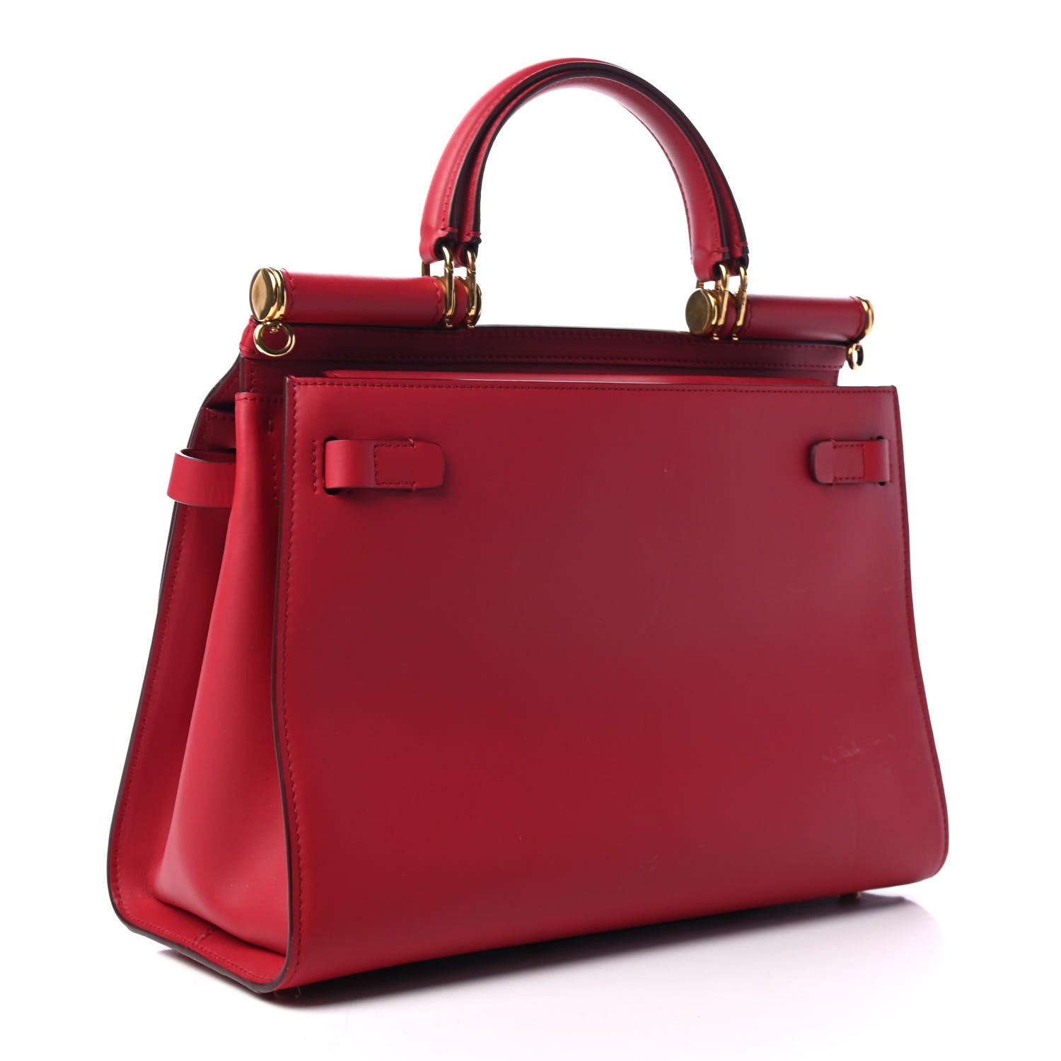 Dolce & Gabbana Vitello Morbido Large Sicily 58 Bag Red 2 of 5