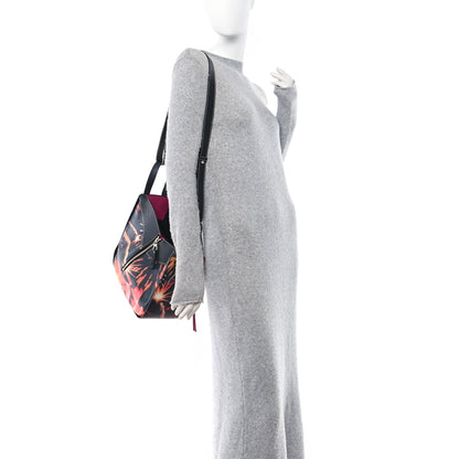 Loewe Calfskin Small Lunar New Year 2018 Hammock Shoulder Bag Black Multicolor 2 of 13