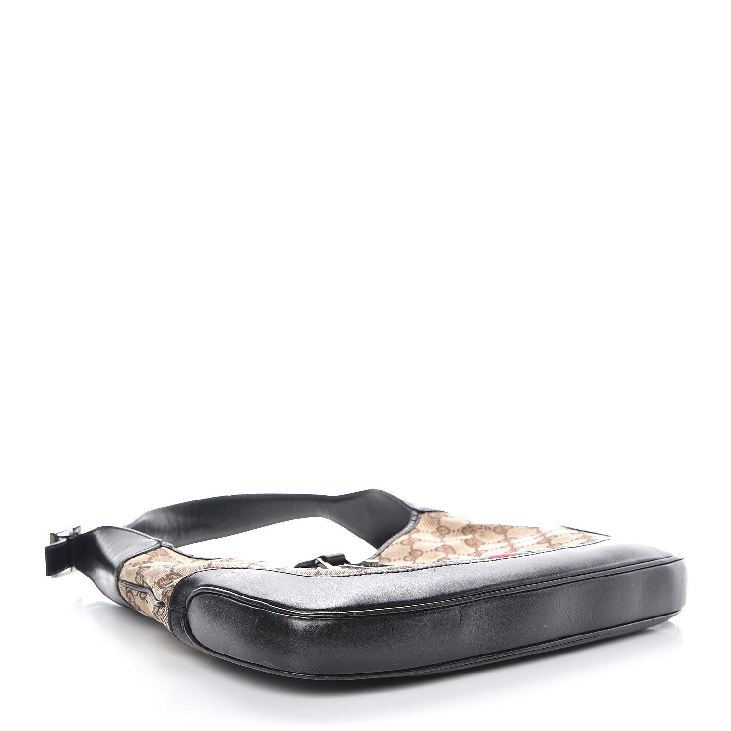 Gucci Monogram Web Jackie O Hobo Dark Brown 4 of 15