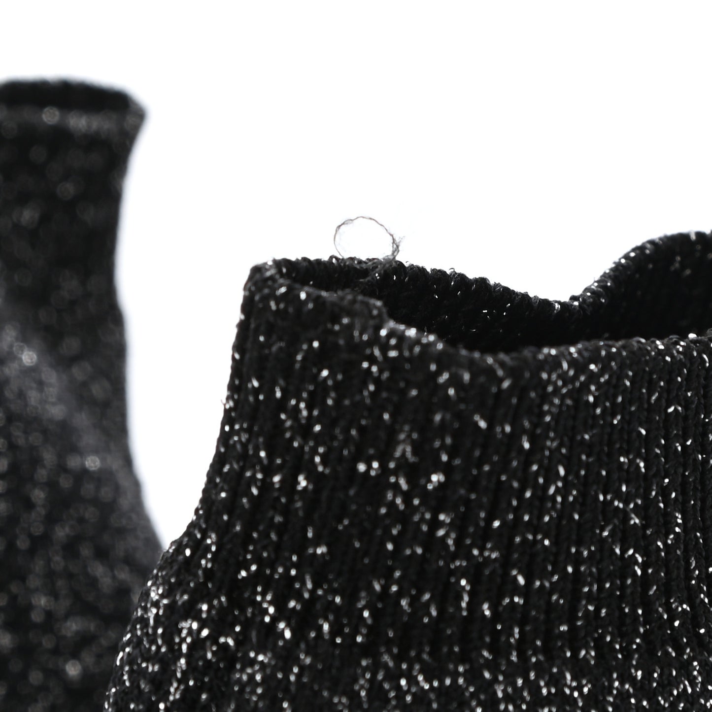 Knit Metal Womens Speed Sneakers 38 Black Gold
