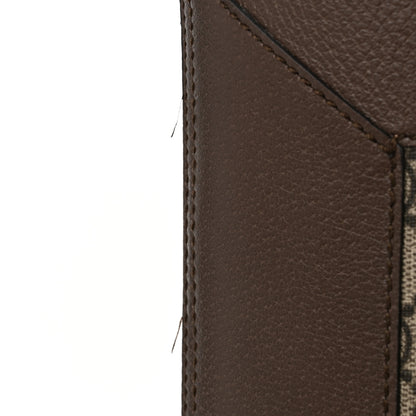 Gucci GG Supreme Monogram Web Large Ophidia Vertical Shopping Tote Brown 12 of 13
