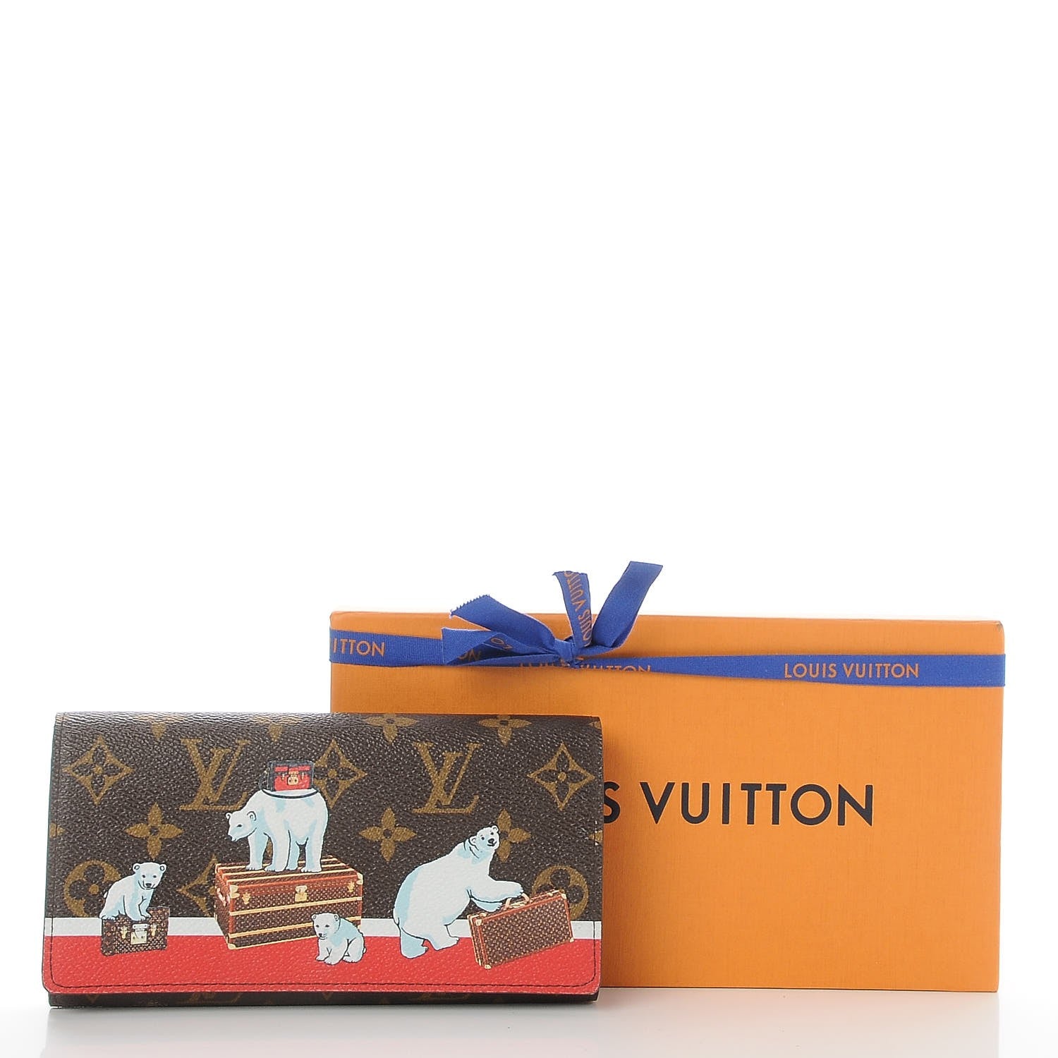 Louis Vuitton Monogram 2017 Christmas Animation Sarah Wallet 7 of 7