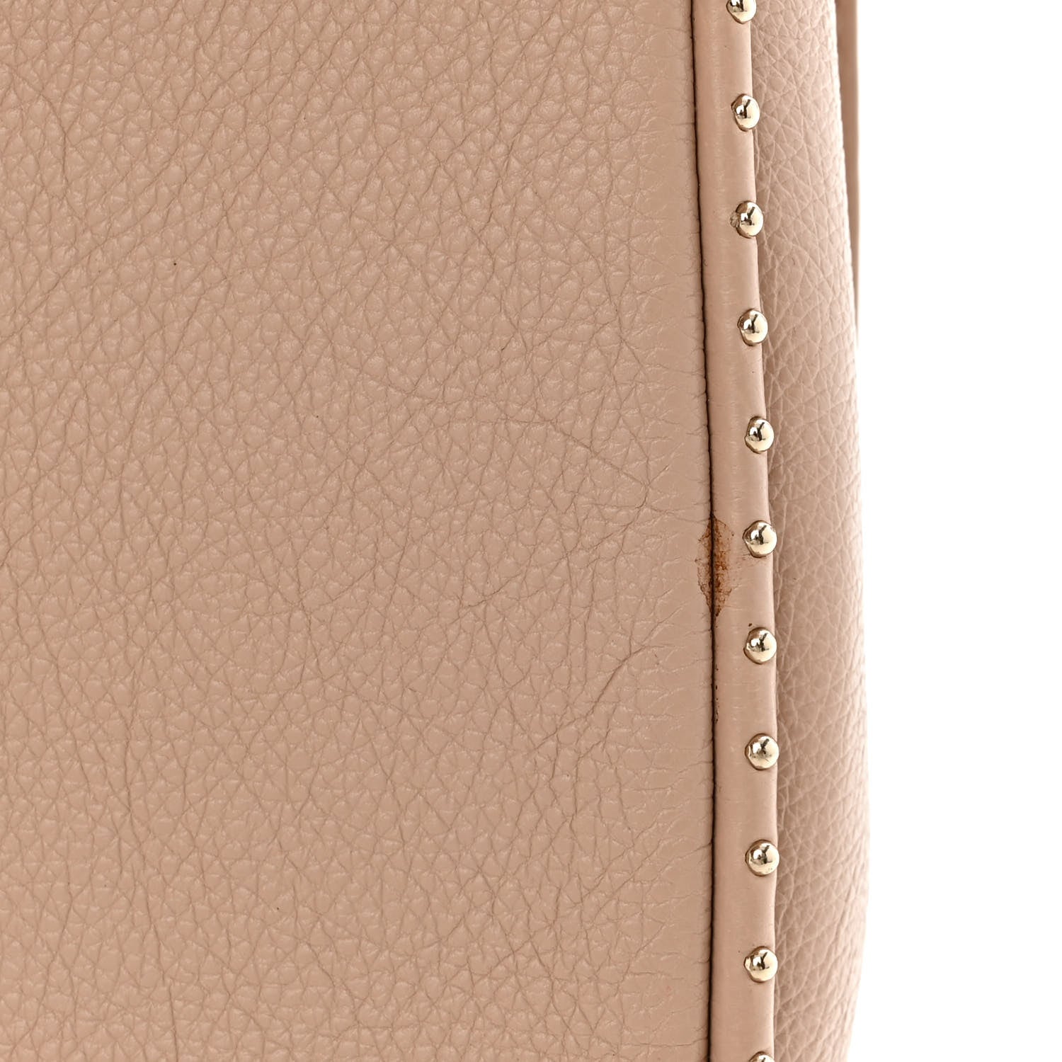 Chanel Caviar Quilted Large Studded Flap Beige 11 of 13