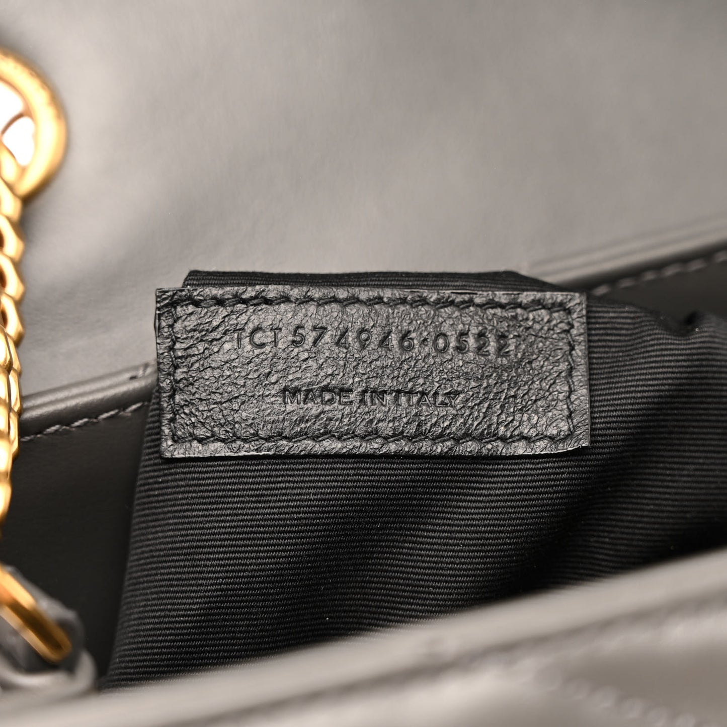 Calfskin Y Quilted Monogram Medium Loulou Chain Satchel Pebble