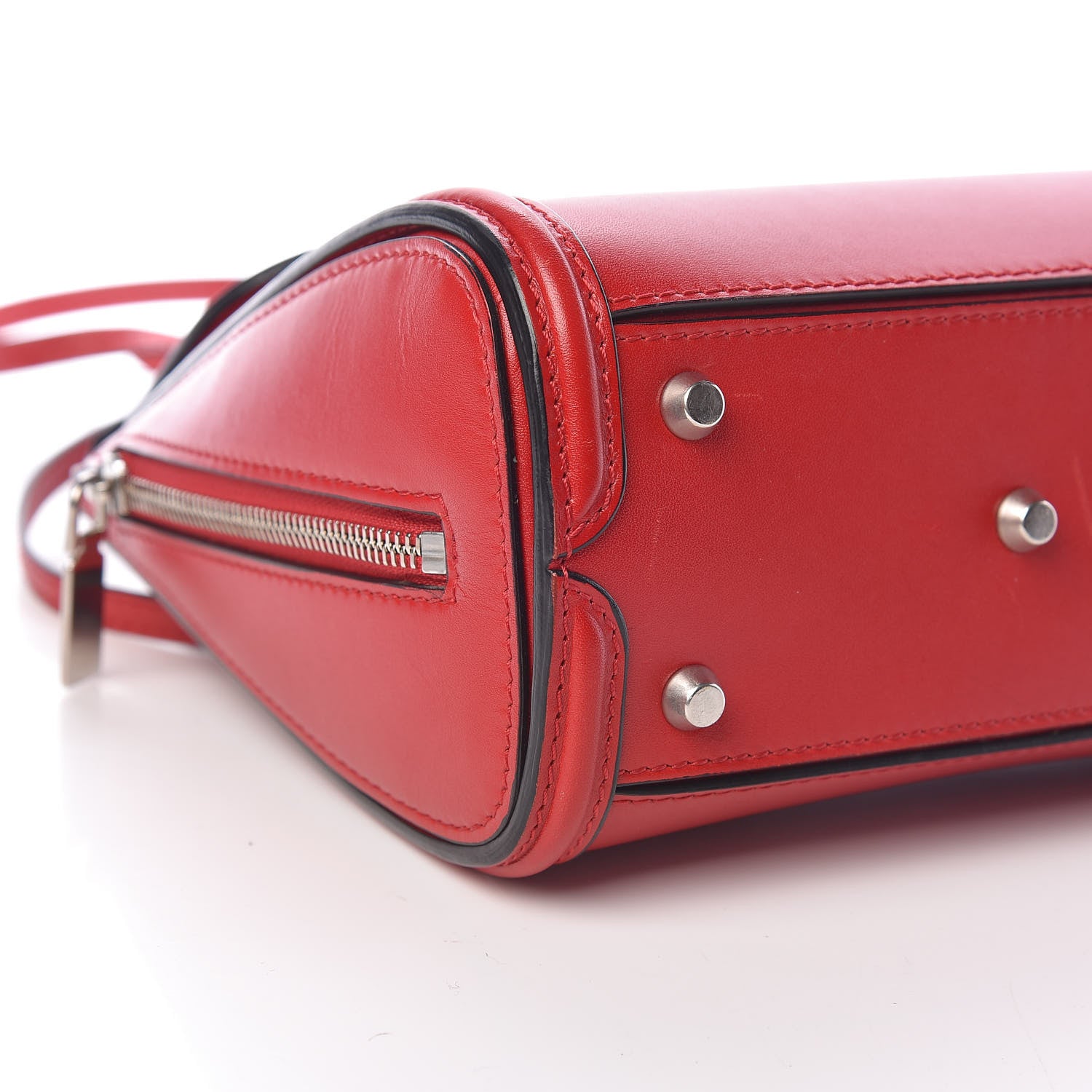 Alexander McQueen Calfskin Mini Heroine Scarlet 23 of 25