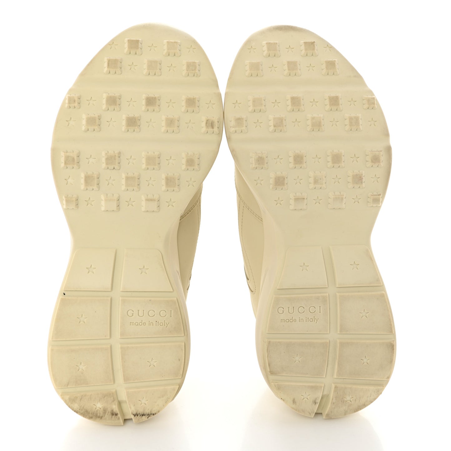 Calfskin Logo Womens Rhyton Sneakers 40 Ivory