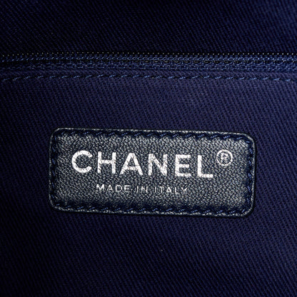 Chanel Lambskin Quilted Medium New Bubble North South Tote Black 7 of 12