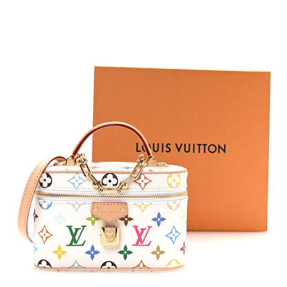 Louis Vuitton LV x TM Monogram Multicolor Vanity Chain Pouch White 10 of 10