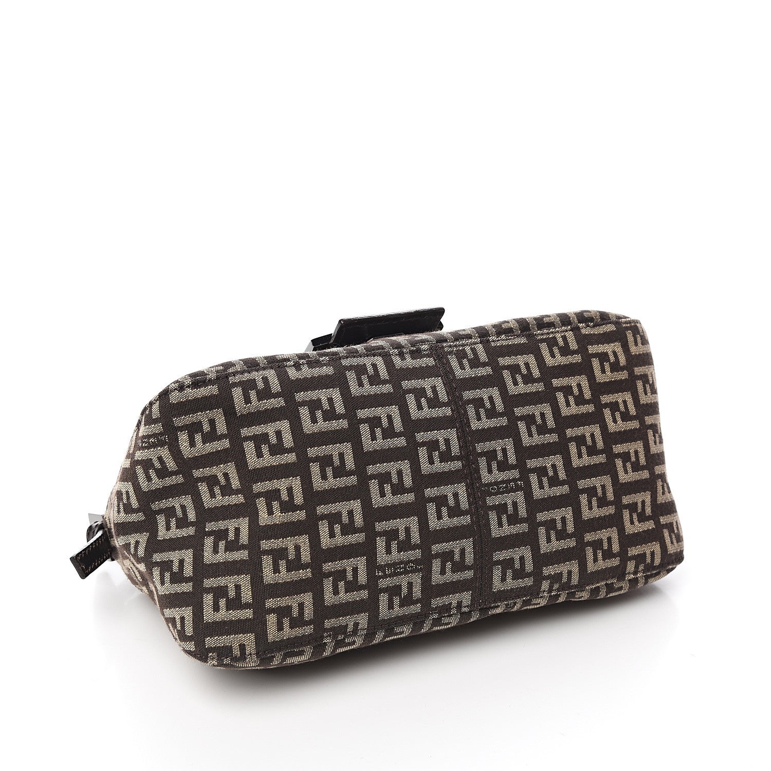 Fendi Zucchino Vitello Mini Mama Baguette Testa di Moro Beige 3 of 9