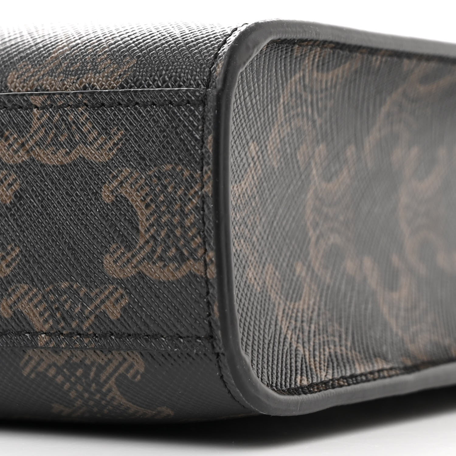 Celine Triomphe Canvas Calfskin Mini Vertical Cabas Tan 9 of 9