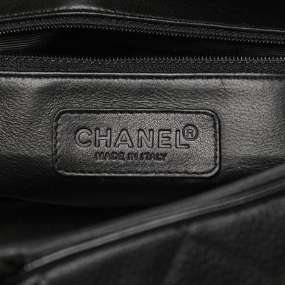 Chanel Caviar Patent Quilted Bowler Black 6 of 23