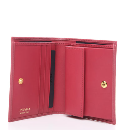Prada Vitello Move Bifold Wallet Peonia 4 of 7