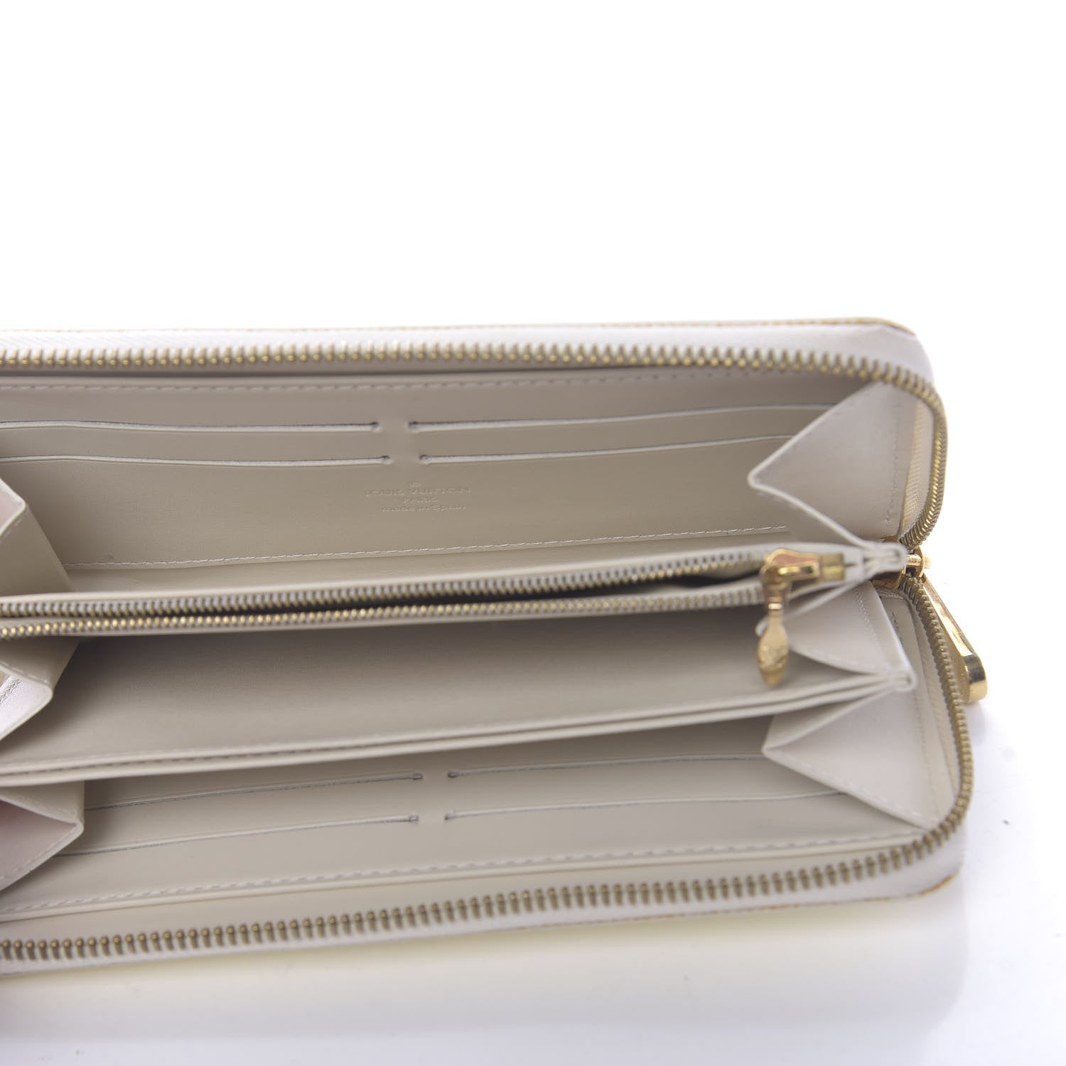 Louis Vuitton Vernis Zippy Wallet Perle 5 of 7