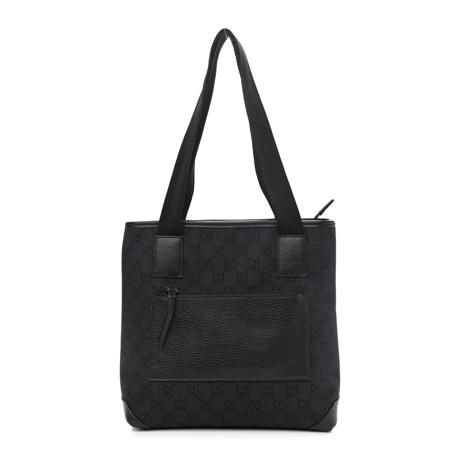 Gucci Monogram Tote Bag Black 1 of 10