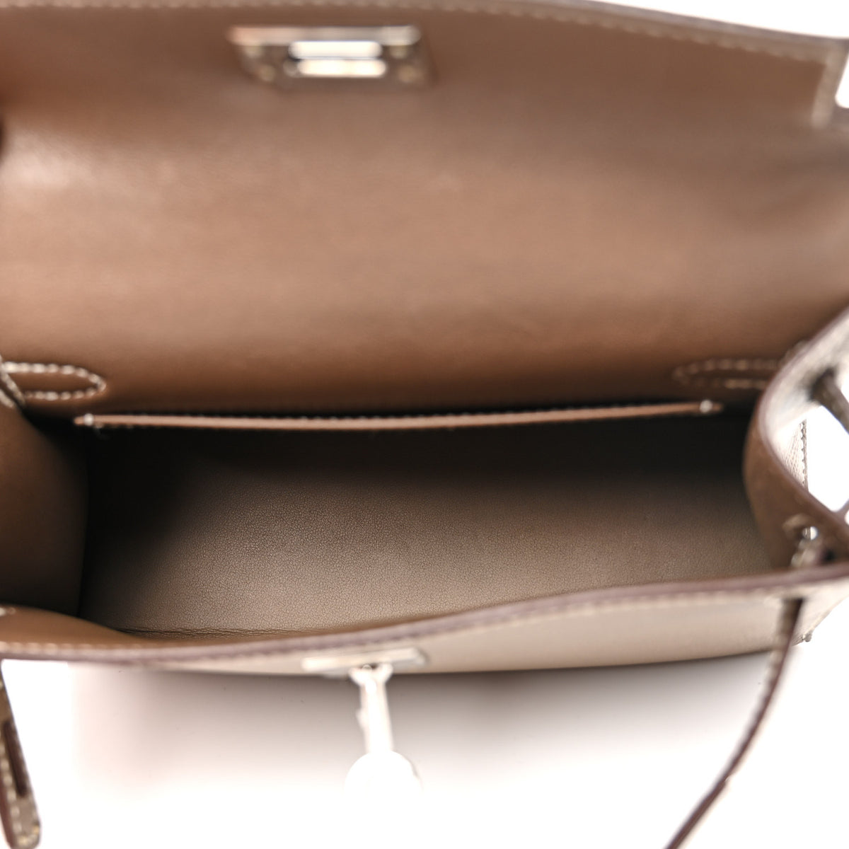 Hermes Epsom Mini Kelly Sellier 20 Etoupe 5 of 11