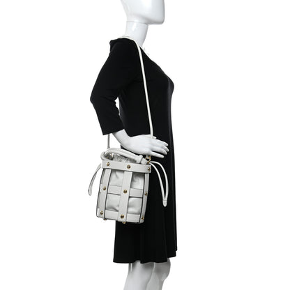 Salvatore Ferragamo Calfskin Cage Bag White 2 of 10