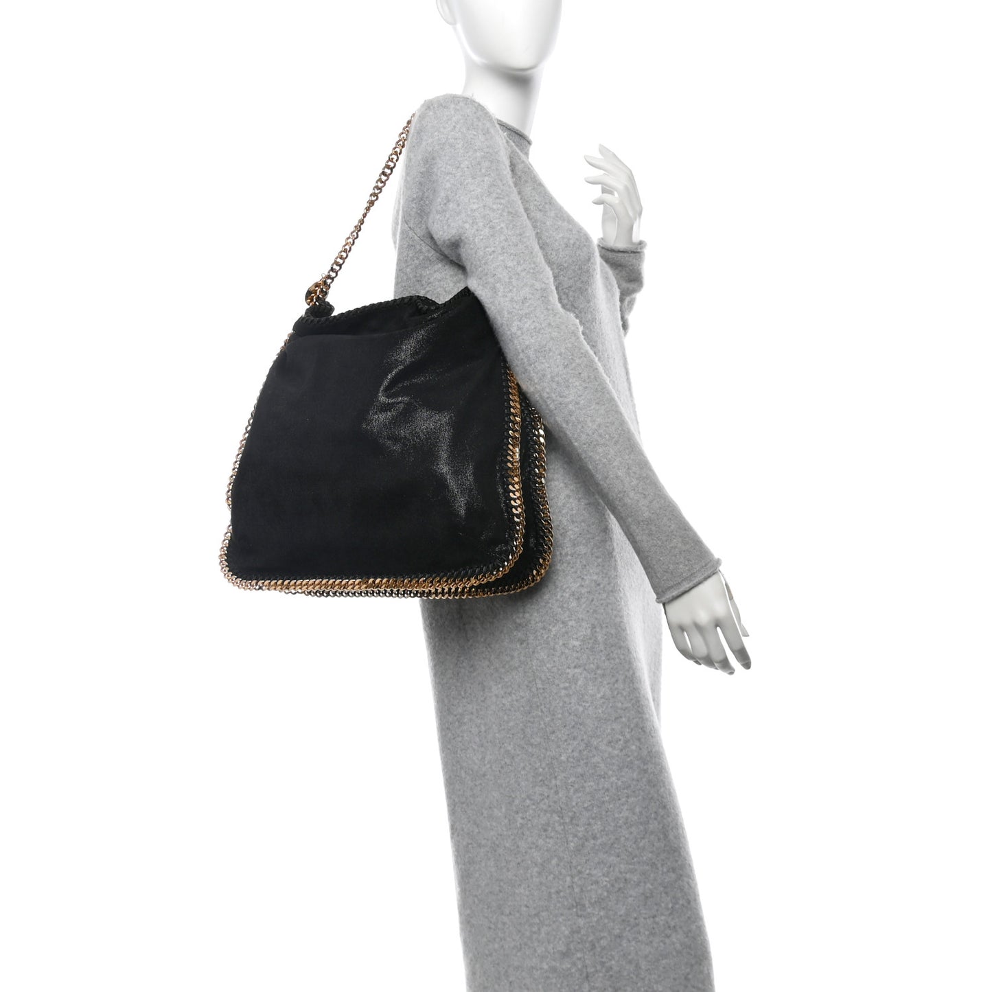 Shaggy Deer Falabella Hobo Black