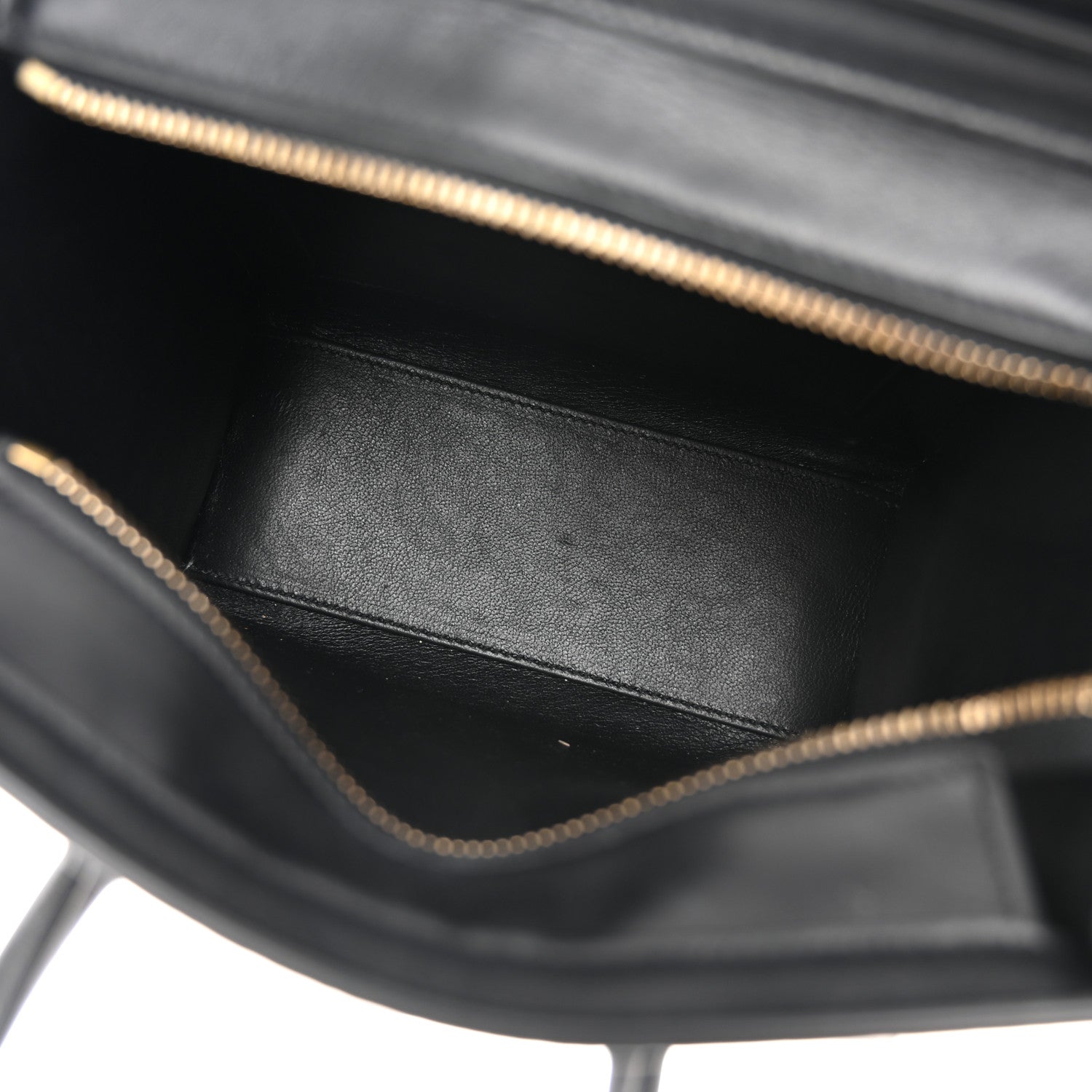 Celine Calfskin Lambskin Canvas Jacquard Floral Nano Luggage Black 5 of 11