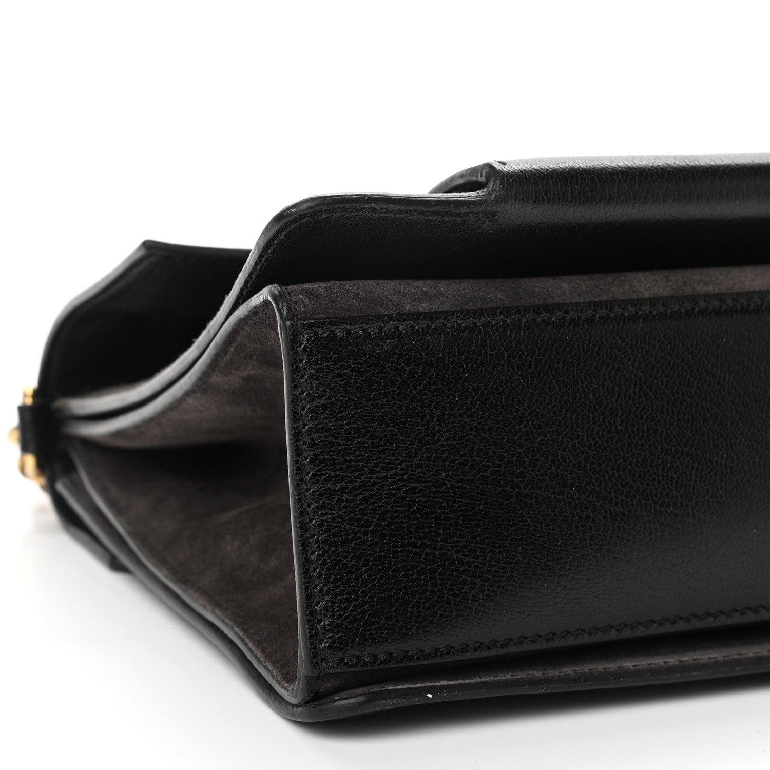 Givenchy Calfskin Suede Medium GV3 Flap Black 8 of 13