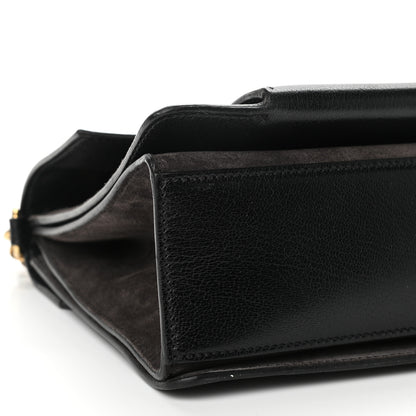 Givenchy Calfskin Suede Medium GV3 Flap Black 8 of 13