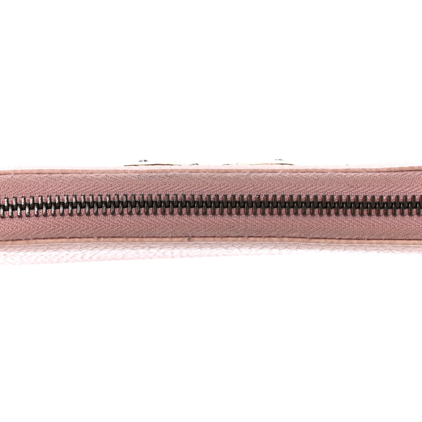 Calfskin Butterfly Farfalla Zip Around Wallet Perfect Pink