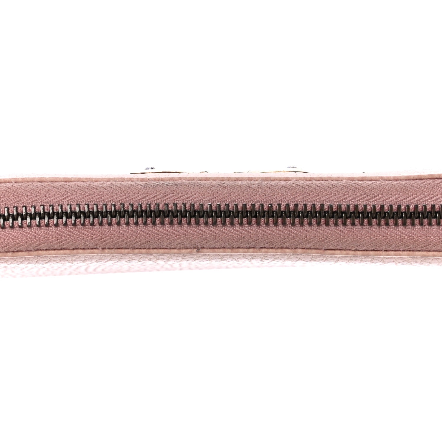 Gucci Calfskin Butterfly Farfalla Zip Around Wallet Perfect Pink 13 of 13