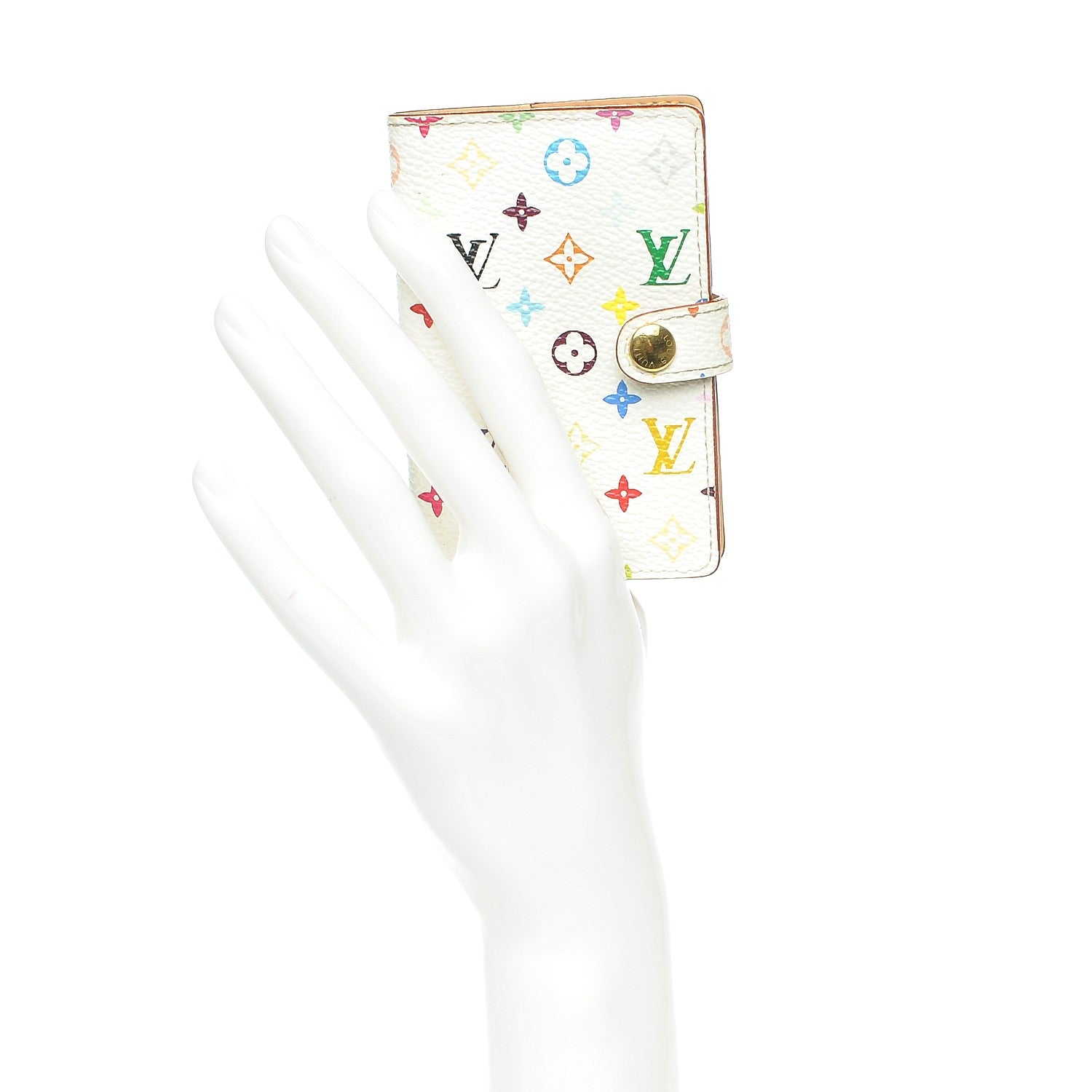 Louis Vuitton Monogram Multicolor Carnet de Bal Mini Agenda Cover White 2 of 6