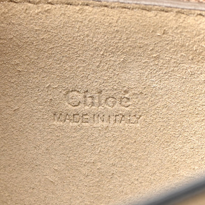 Chloe Suede Calfskin Medium Faye Shoulder Bag Cloudy Blue 6 of 10