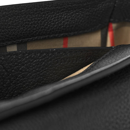Burberry Grainy Calfskin Vintage Check Note Crossbody Bag Black 7 of 11