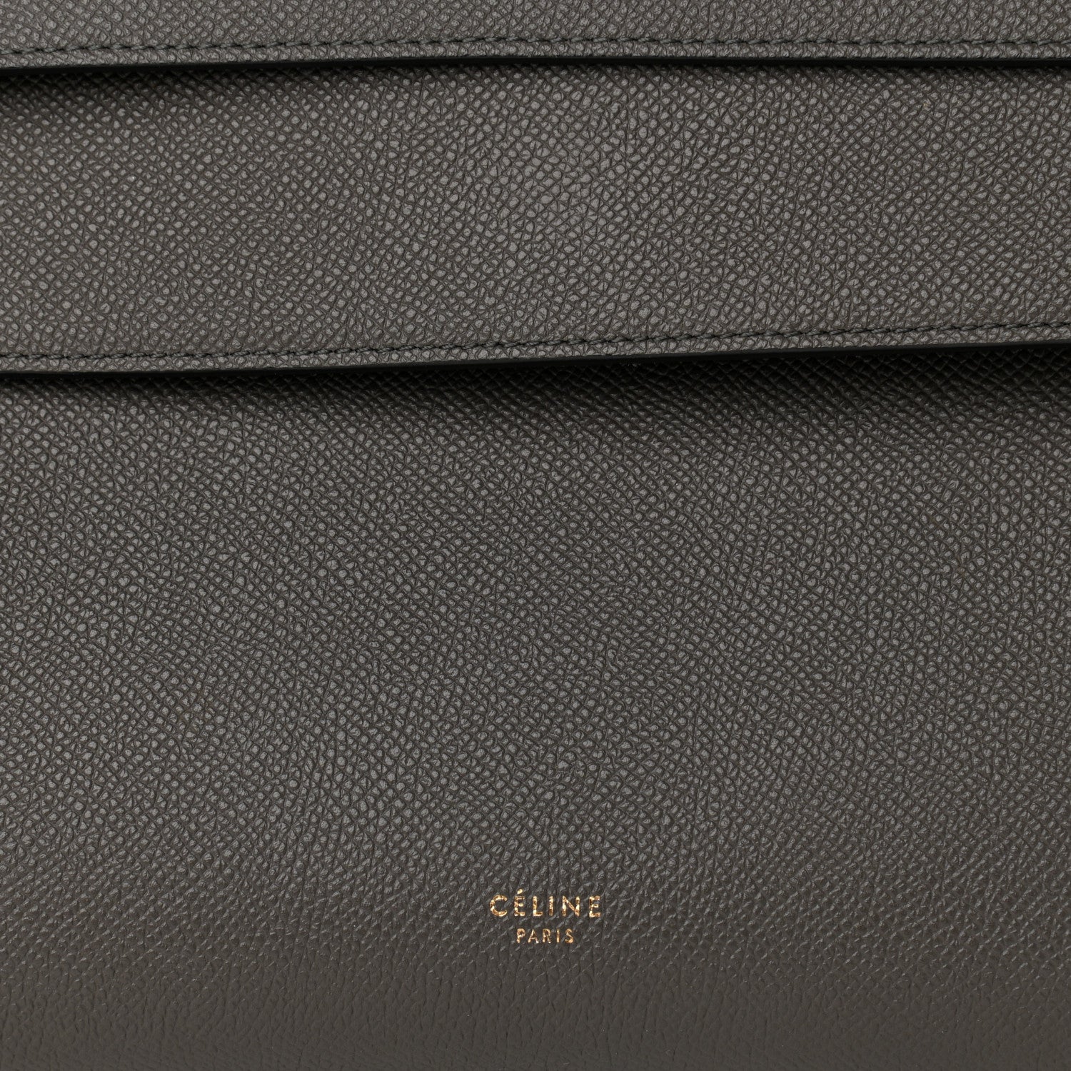 Celine Grained Calfskin Mini Belt Bag Grey 5 of 9