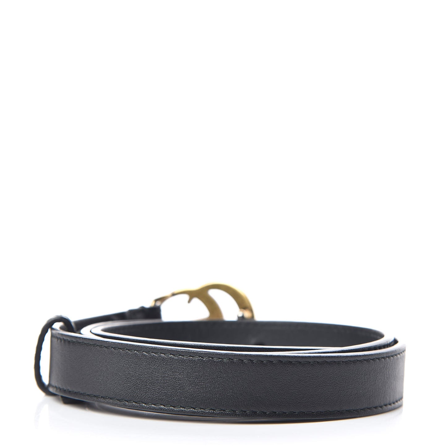 Calfskin Double G 20mm Belt 70 28 Black