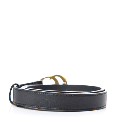 Gucci Calfskin Double G 20mm Belt 70 28 Black 3 of 6