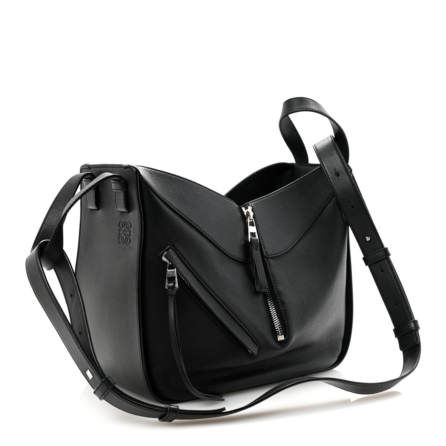 Loewe Calfskin Small Hammock Shoulder Bag Black 3 of 9