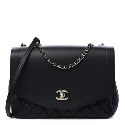 Chanel Calfskin Caviar Quilted Flap Black 1 of 9