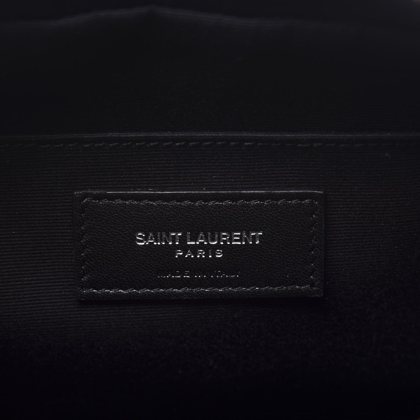 Lambskin Monogram Small Lou Camera Bag Black