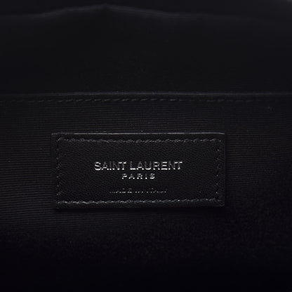 Saint Laurent Lambskin Monogram Small Lou Camera Bag Black 7 of 9