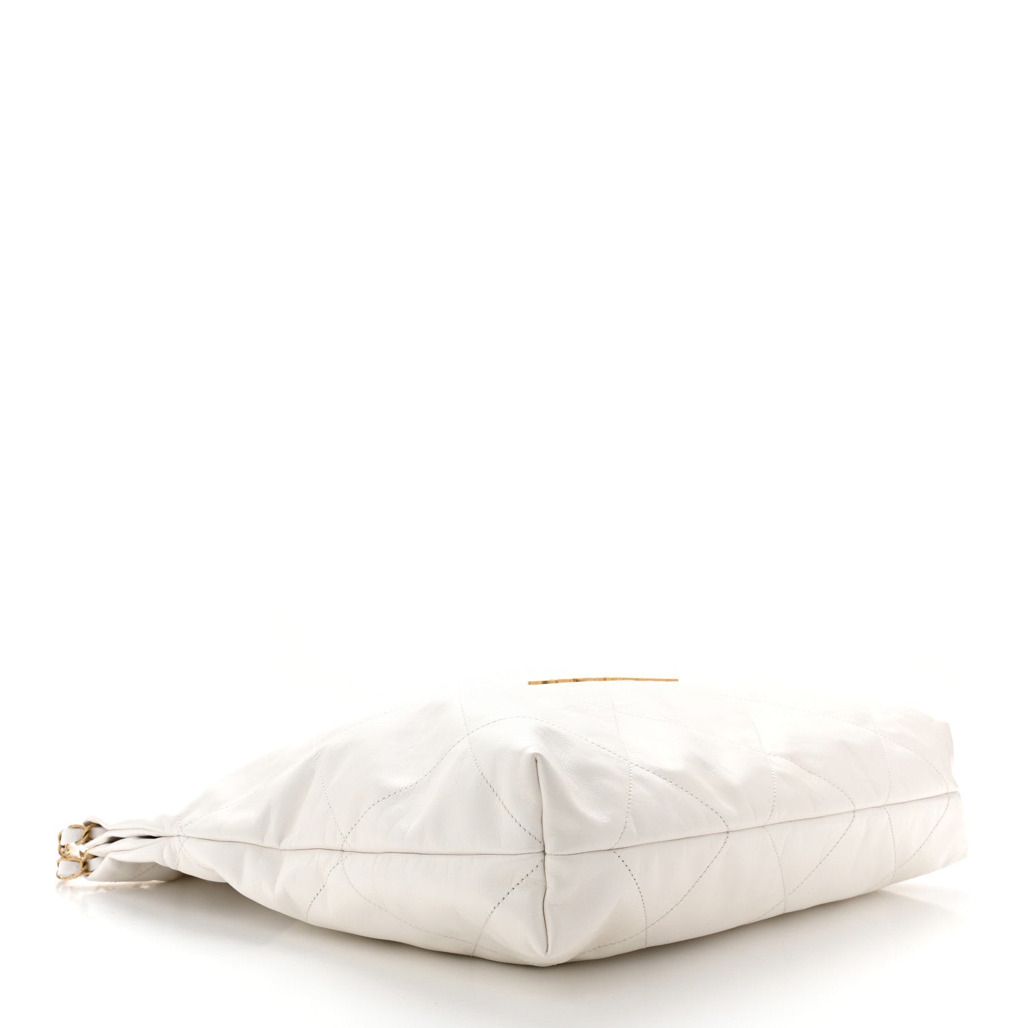 Chanel Shiny Calfskin Quilted Chanel 22 White 5 of 12