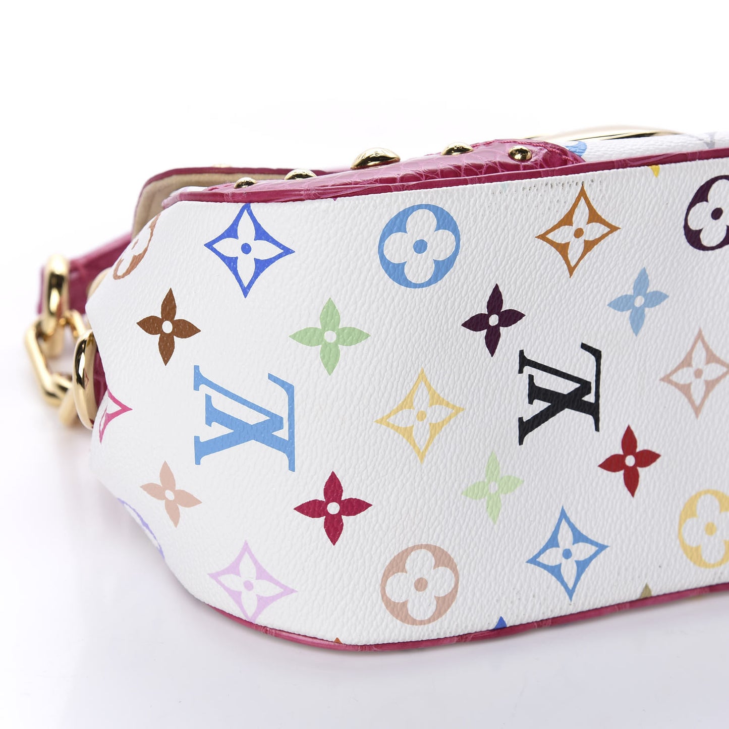 Alligator Monogram Multicolor Marilyn White