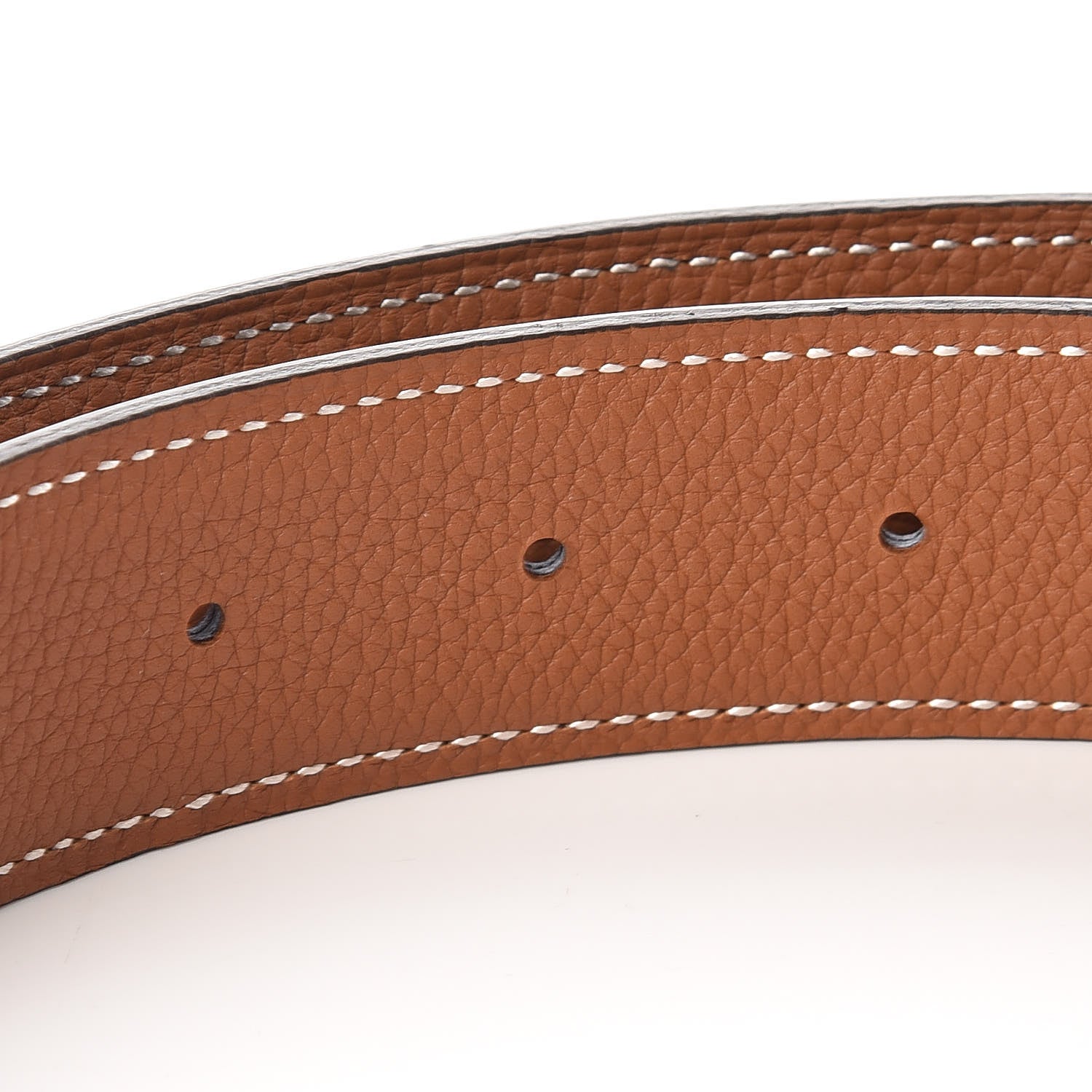 Hermes Box Togo 32mm Guilloche H Belt 85 Black Gold 6 of 6