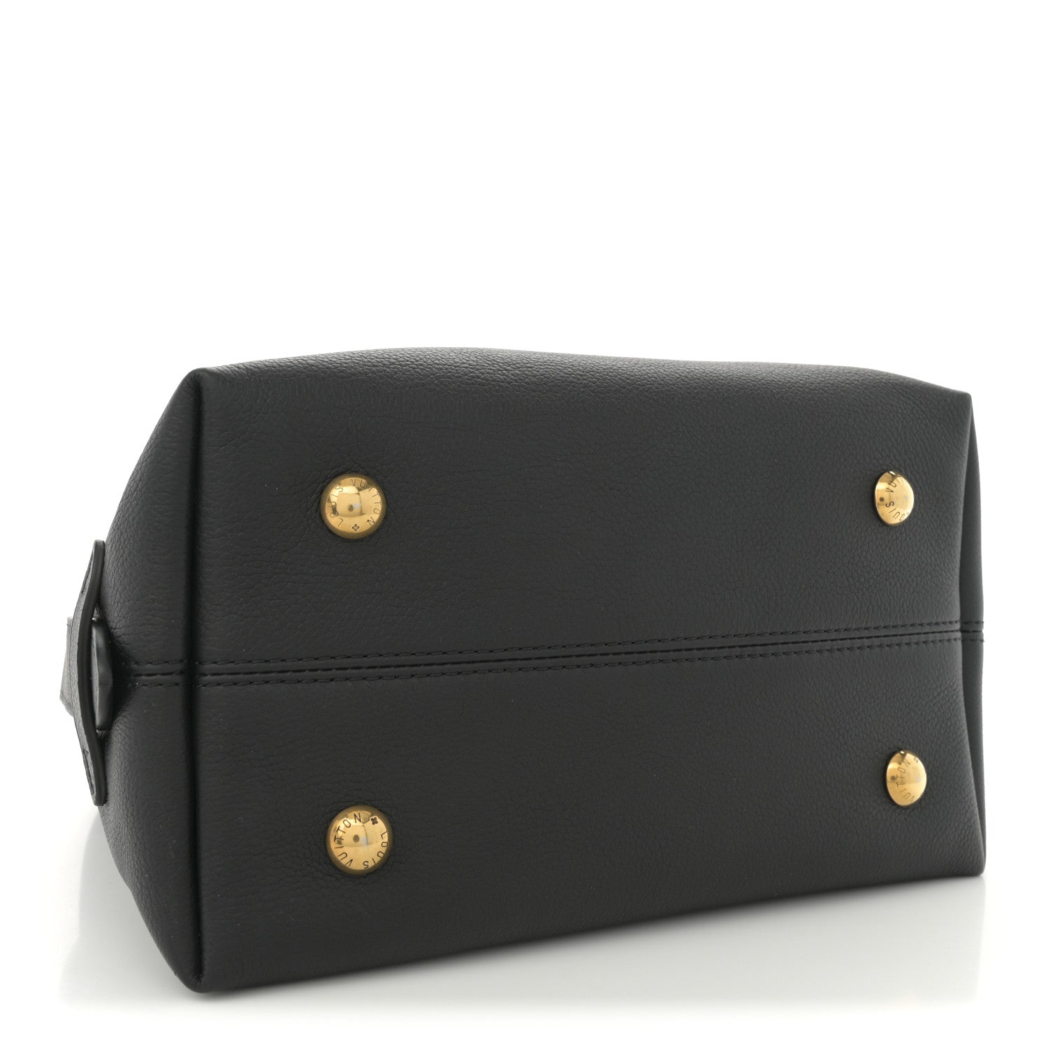 Louis Vuitton Grained Calfskin Low Key Hobo PM Black 5 of 10