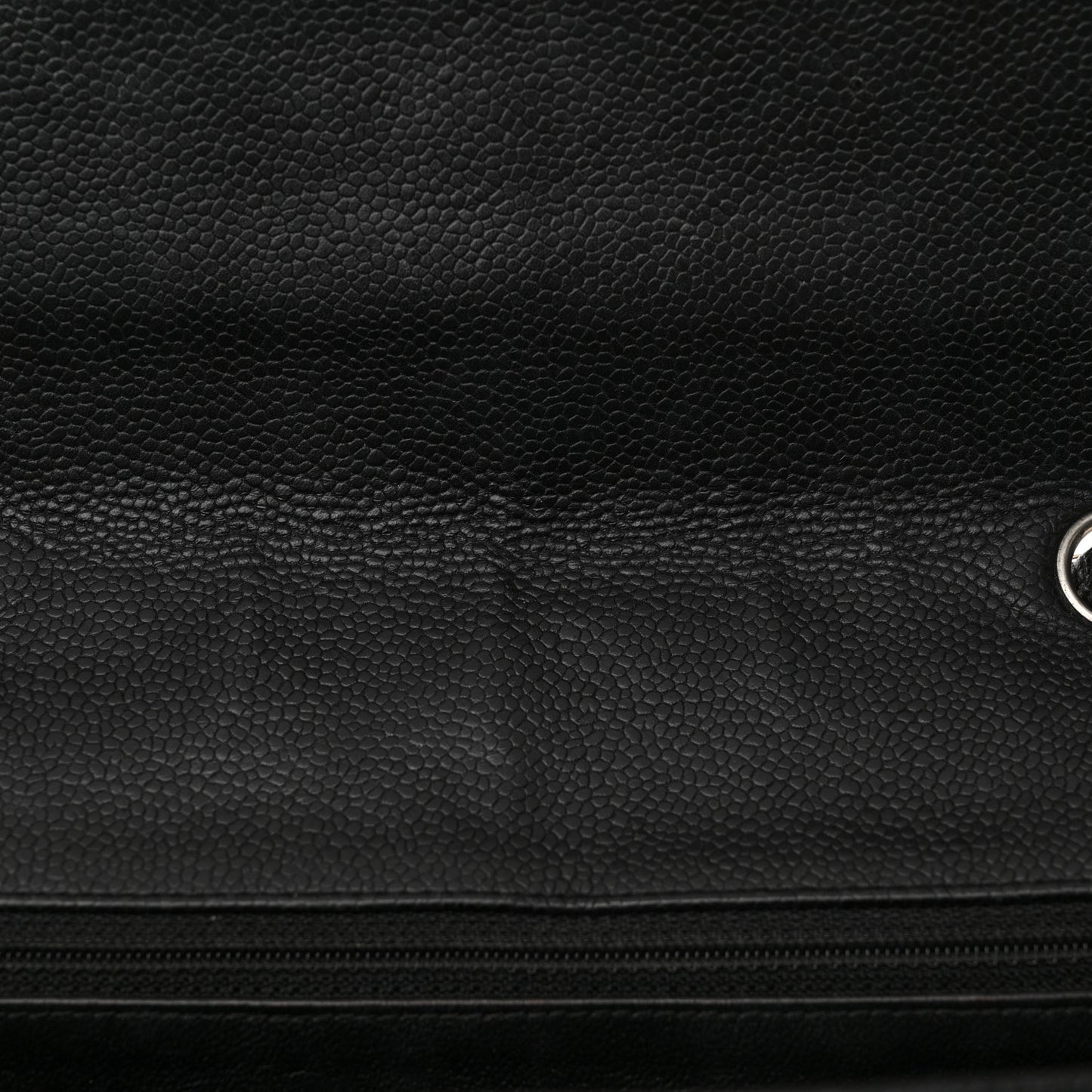 Caviar Quilted Jumbo Single Flap Black