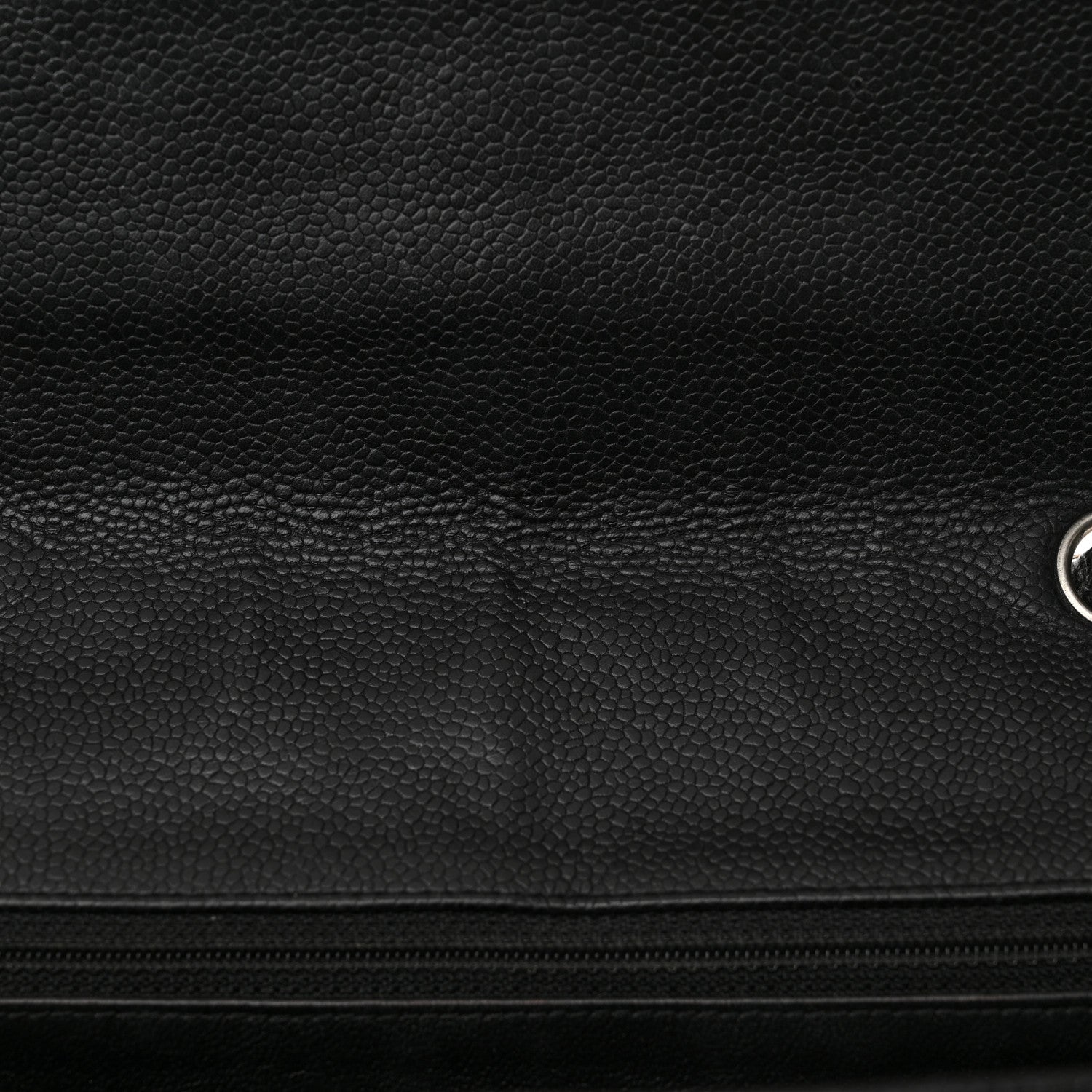 Chanel Caviar Quilted Jumbo Single Flap Black 6 of 13