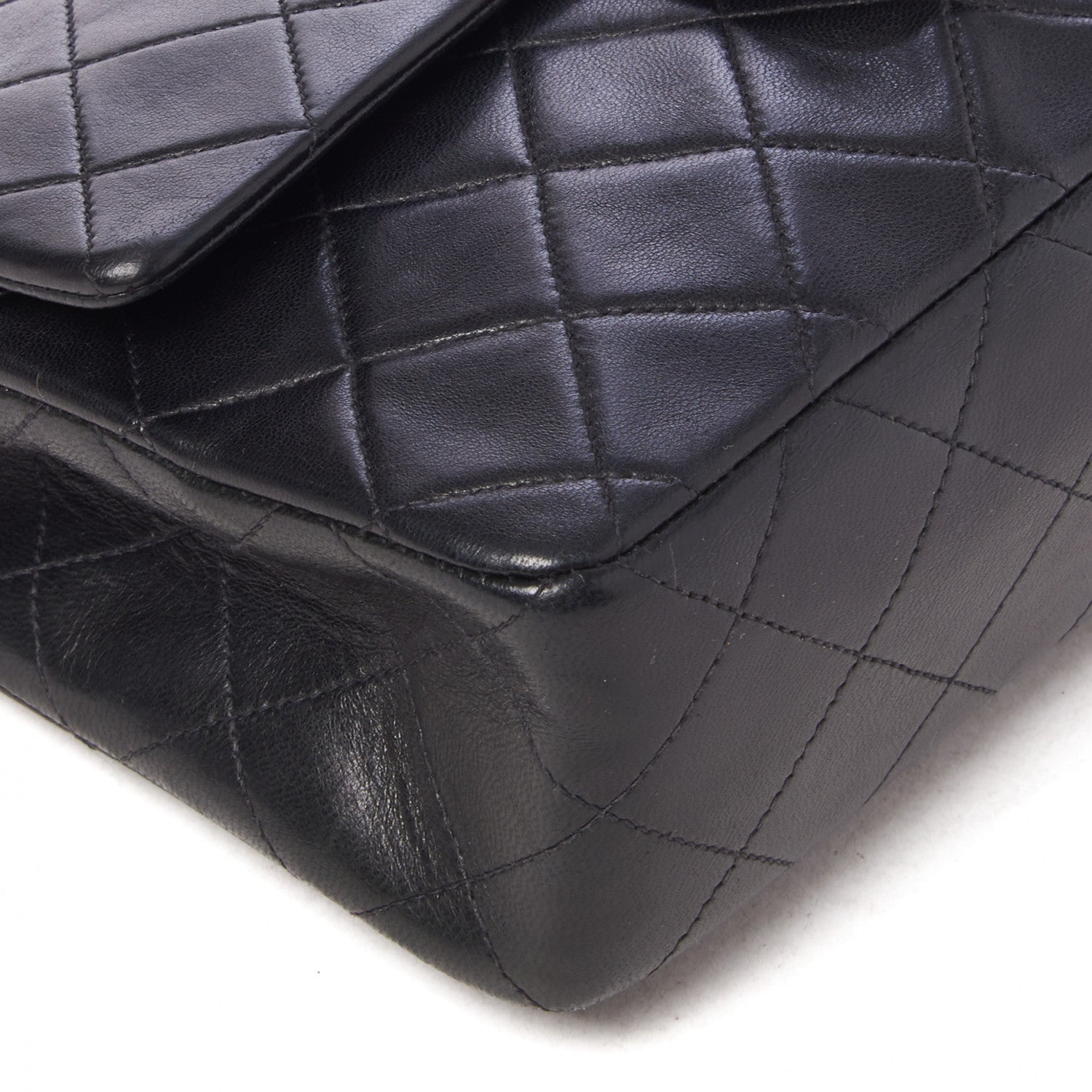 Chanel Lambskin Quilted Small Double Flap Black 6 of 10