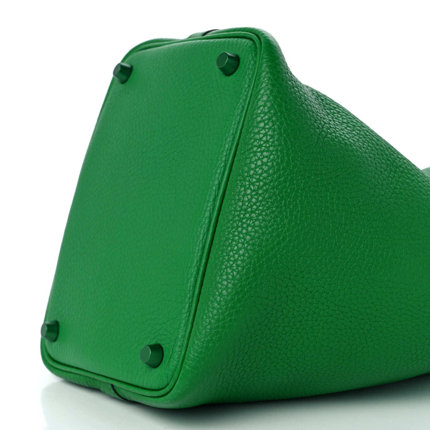 Hermes Taurillon Clemence Monochrome Picotin Lock 18 PM Bambou 9 of 9