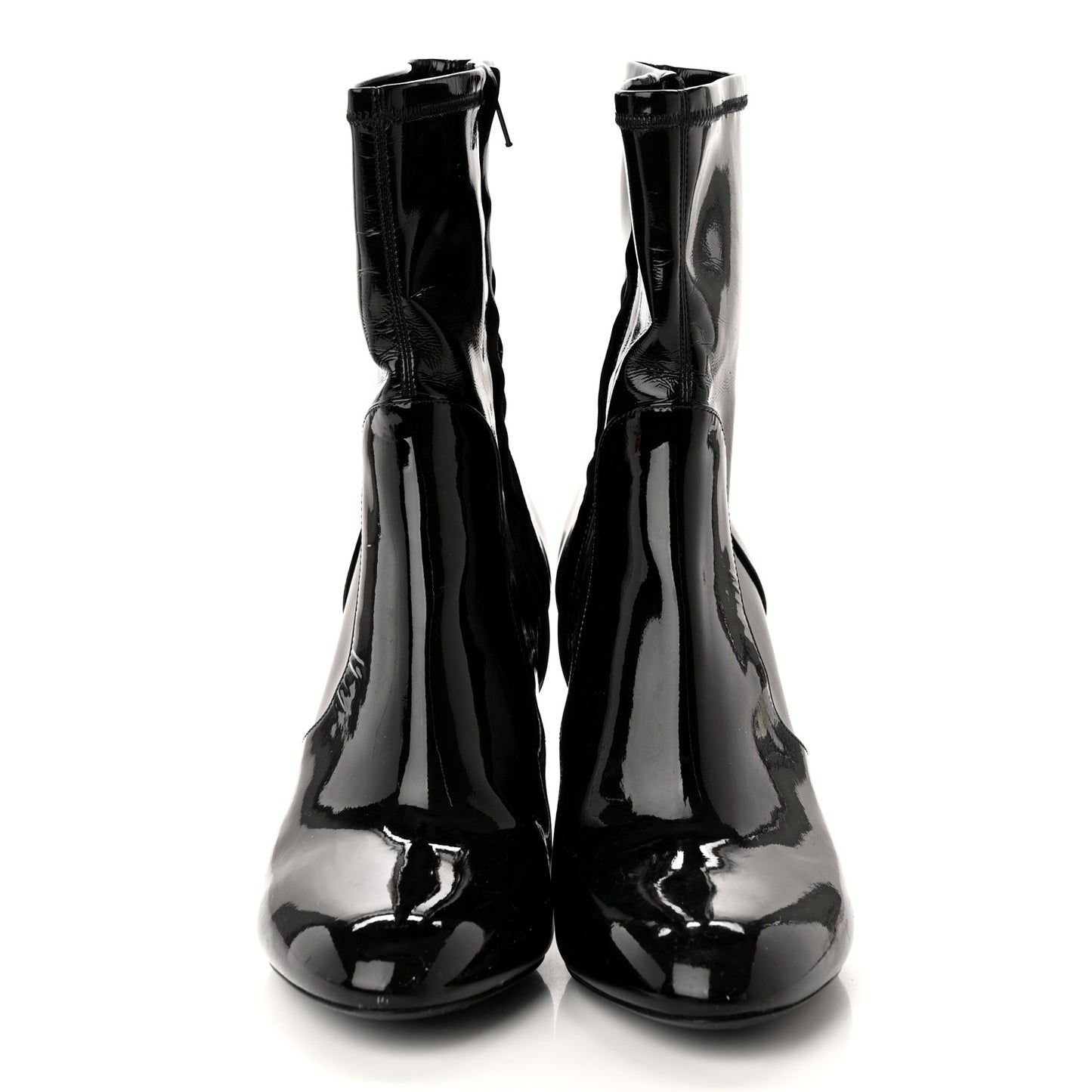 Patent Uniformes Silhouette Ankle Boots 39 Black