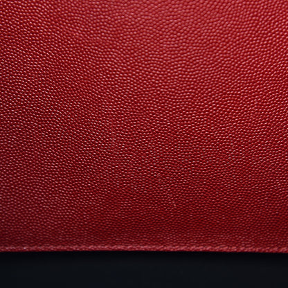 Tom Ford Grained Calfskin Small T Tote Red 10 of 19