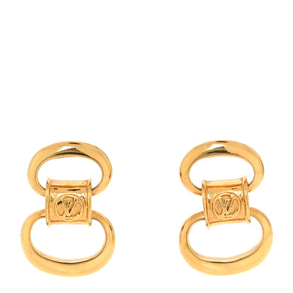 Louis Vuitton Metal Pure LV Earrings Gold 1 of 4