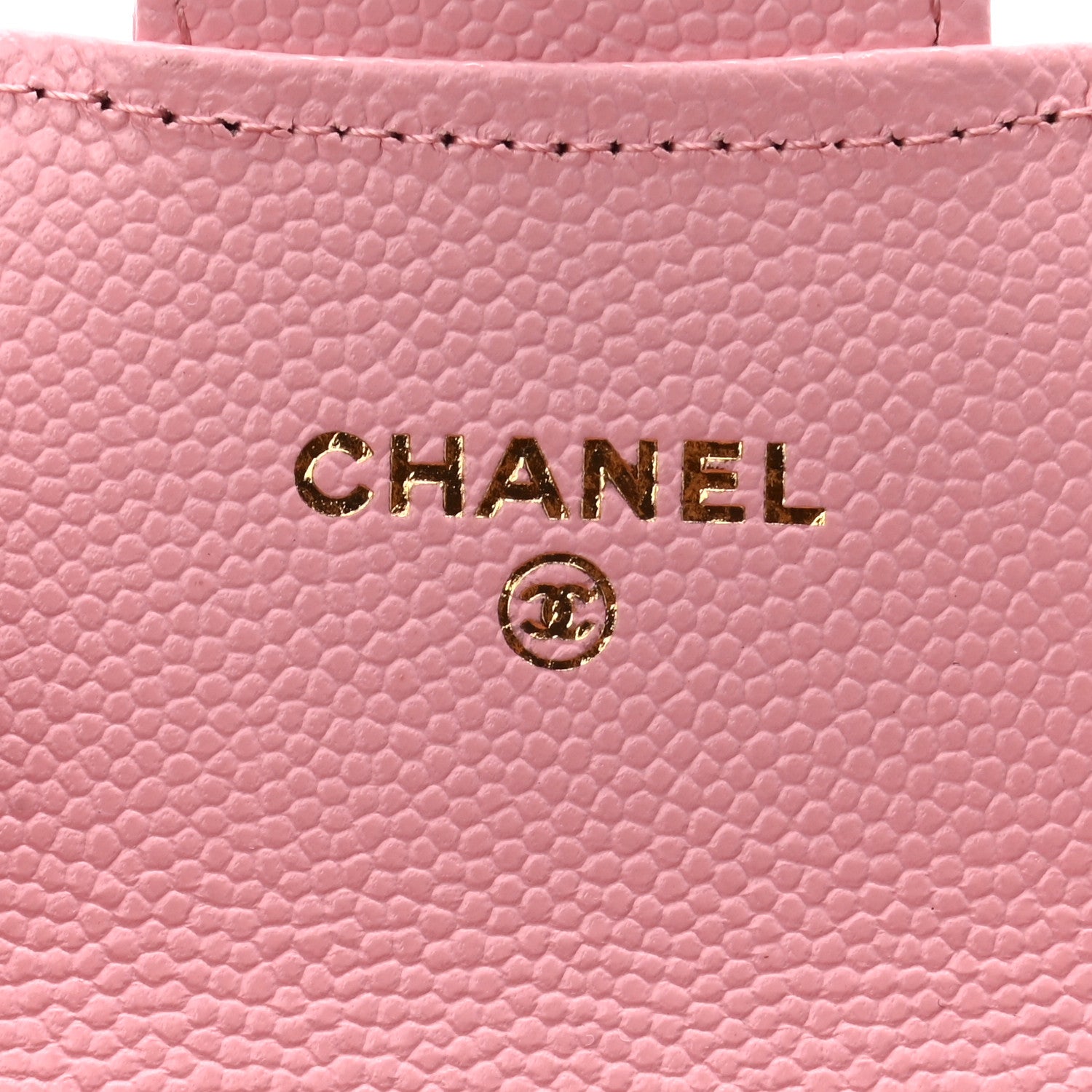 Chanel Caviar Quilted Flap Card Holder Wallet Light Pink 6 of 8